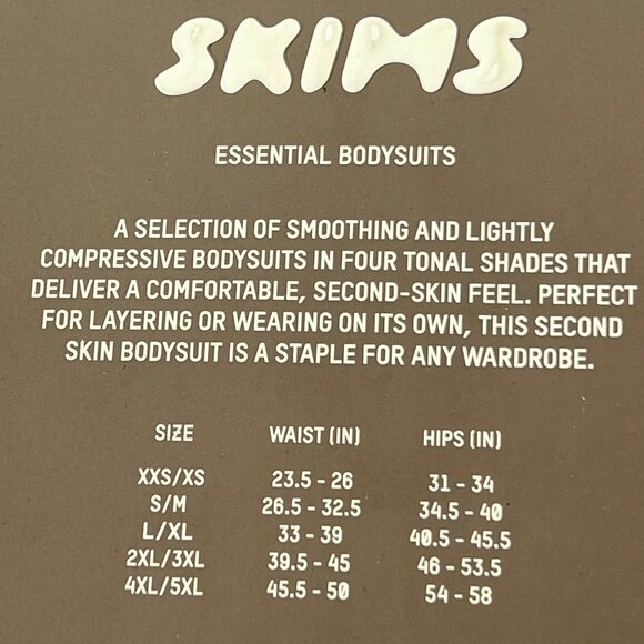 SKIMS Essential Cami Bodysuit Tigers Eye Womens‎ 4X/5X - Picture 10 of 13